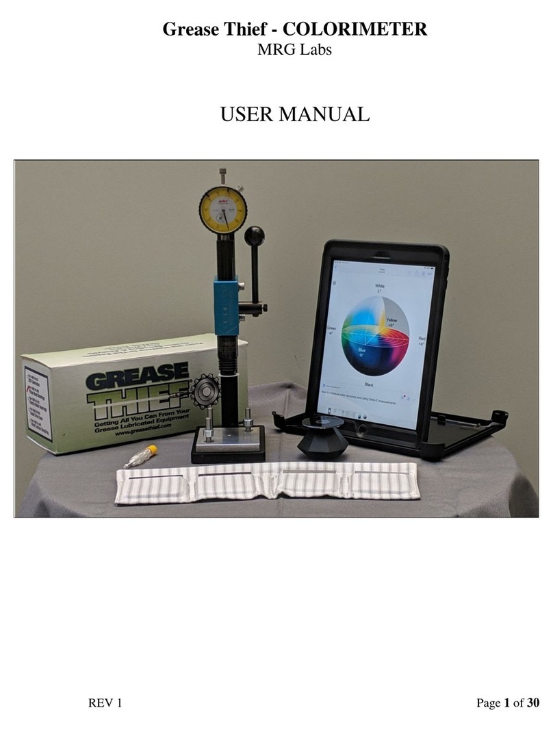 Grease Thief Colorimeter user manual