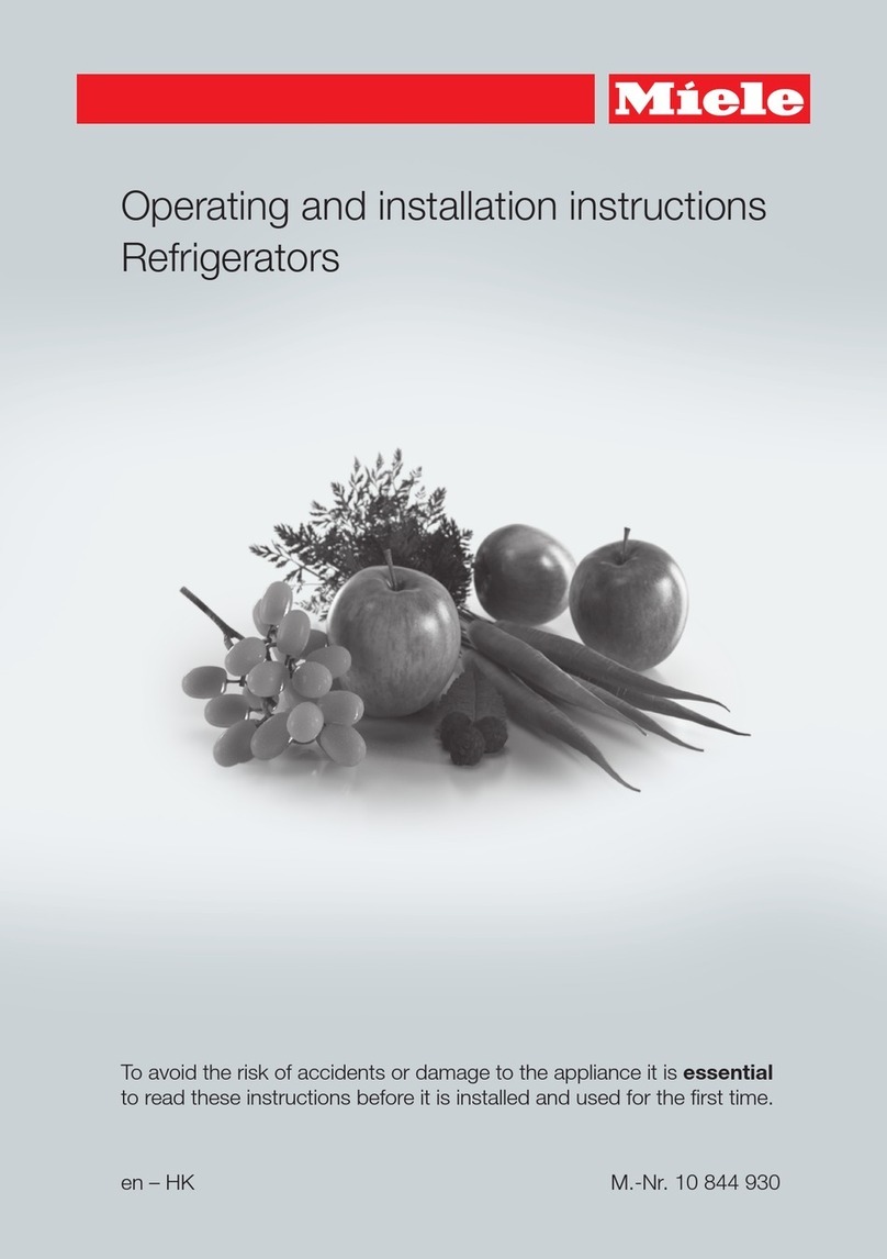 Miele K 31222 Ui User manual Miele K 31222 Ui User manual