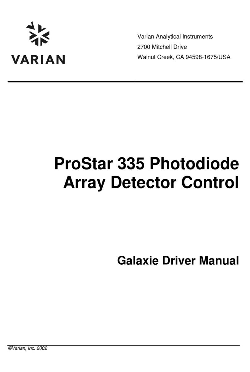 Varian ProStar 335 Release note Varian ProStar 335 Release note