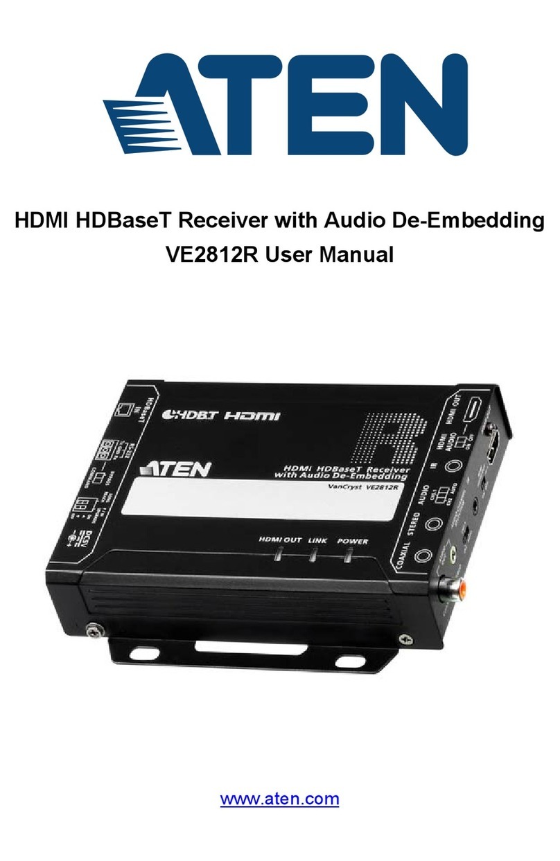 ATEN VE2812R user manual