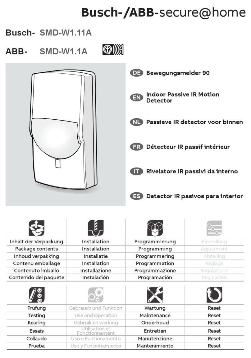 BUSCH SMD-W1.11A manual