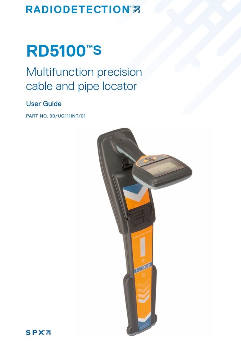 Radiodetection RD5100 S User manual