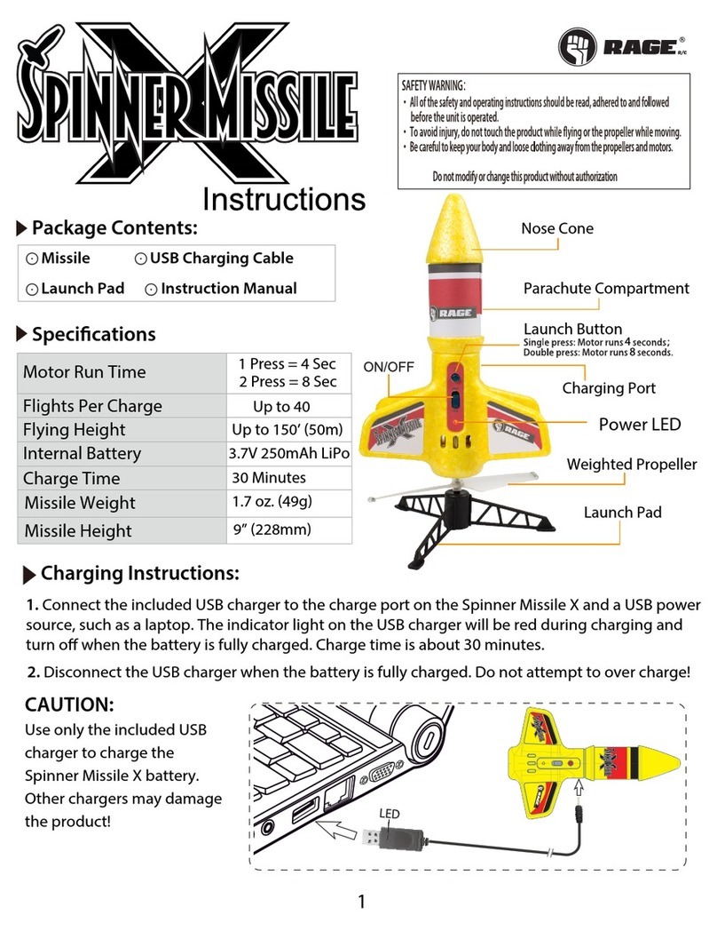 Rage Spinner Missile X User manual Rage Spinner Missile X User manual