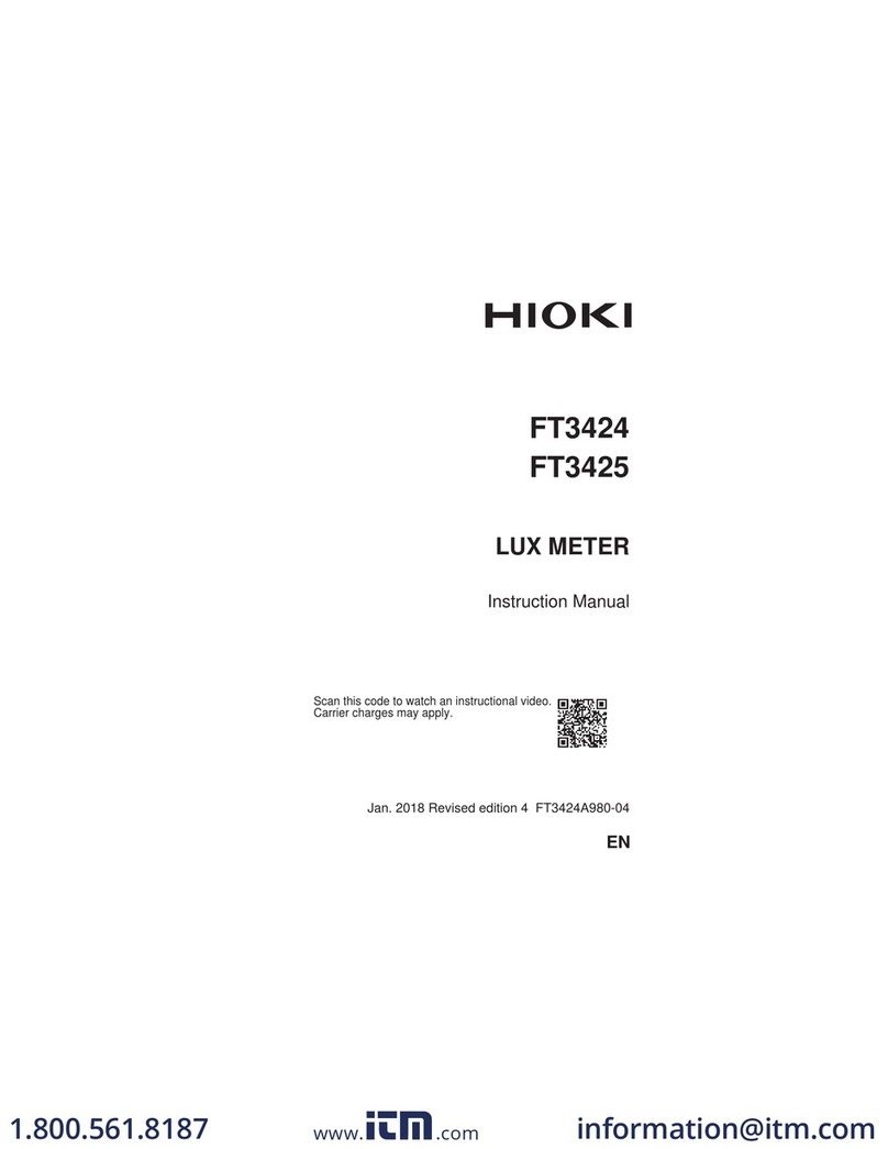 Hioki FT3424 instruction manual