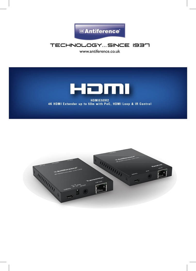 ANTIFERENCE HDMIE50V2 manual