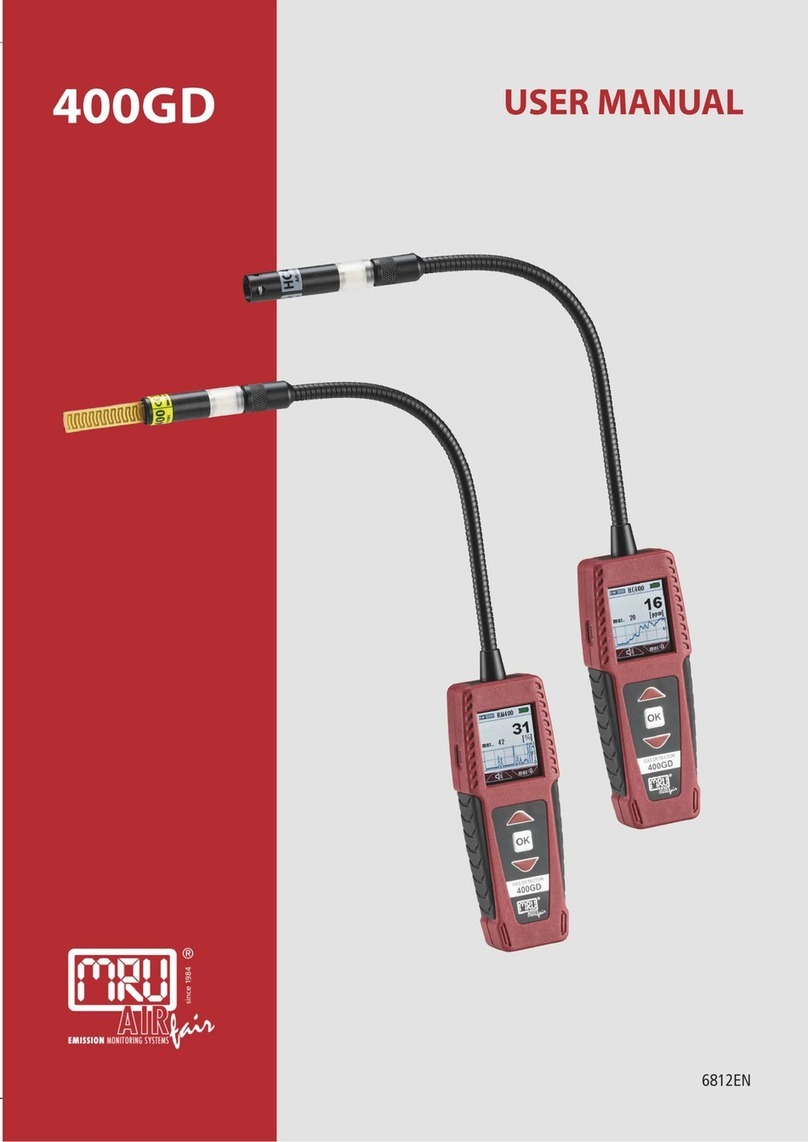 mru 400GD user manual