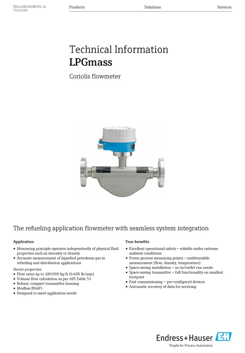 Endress+Hauser LPGmass User manual