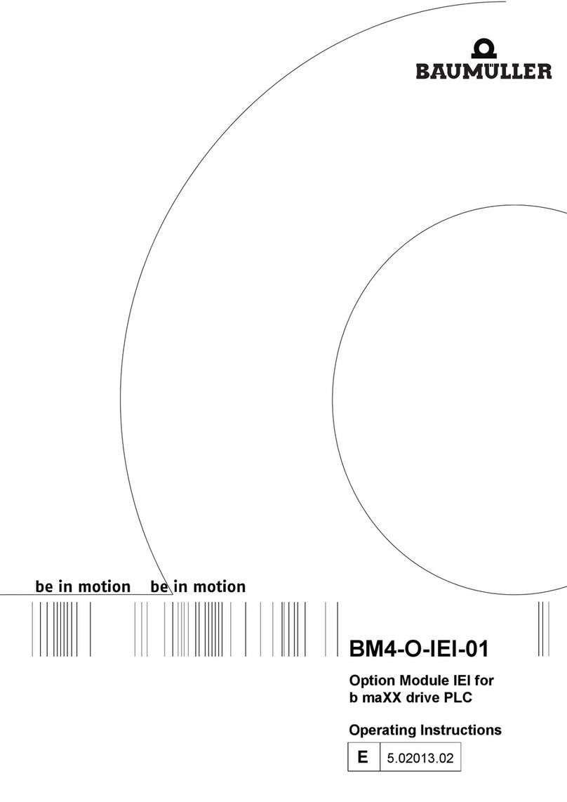 Baumuller BM4-O-IEI-01 User manual