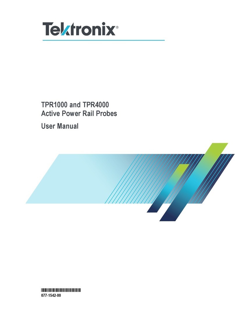 Tektronix TPR1000 User manual