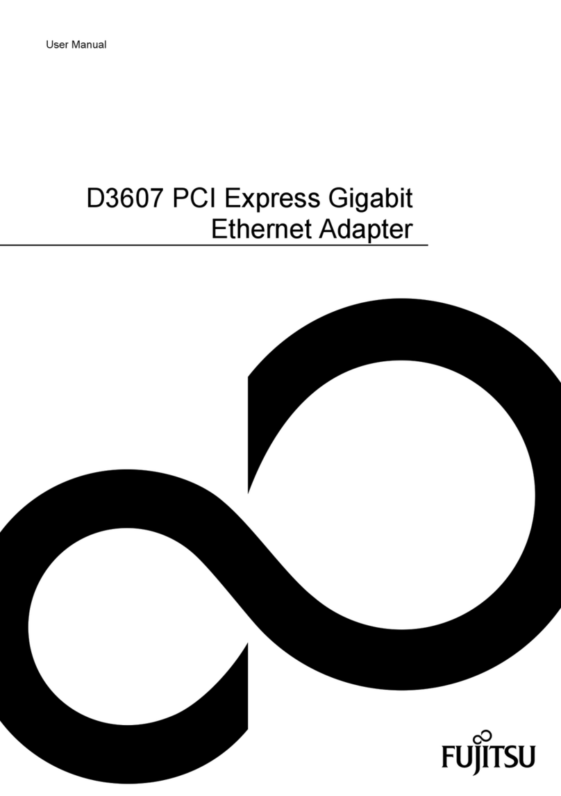 Fujitsu D3607 User manual