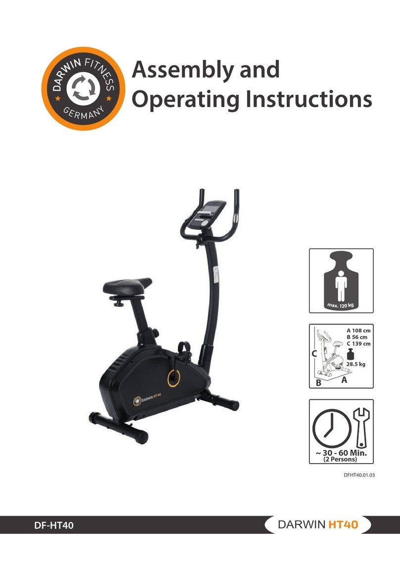 DarwinFitness HT40 Assembly and operating instructions