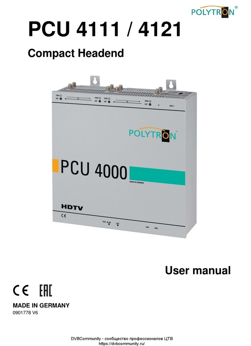 Polytron PCU 4111 User manual