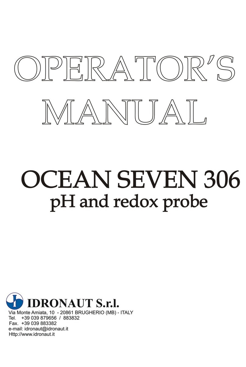 idronaut OCEAN SEVEN 306 Operator's manual