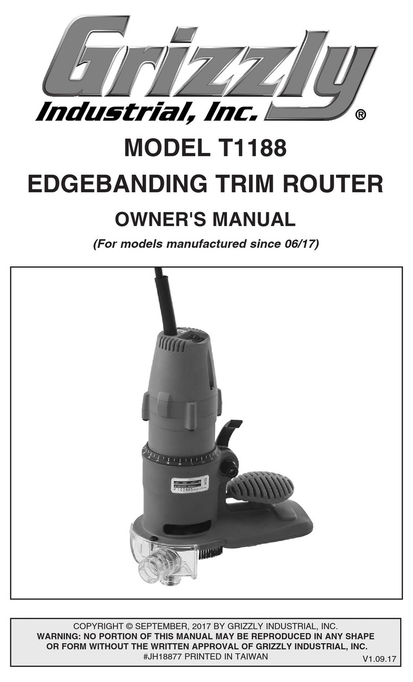 Grizzly T1188 User manual Grizzly T1188 User manual