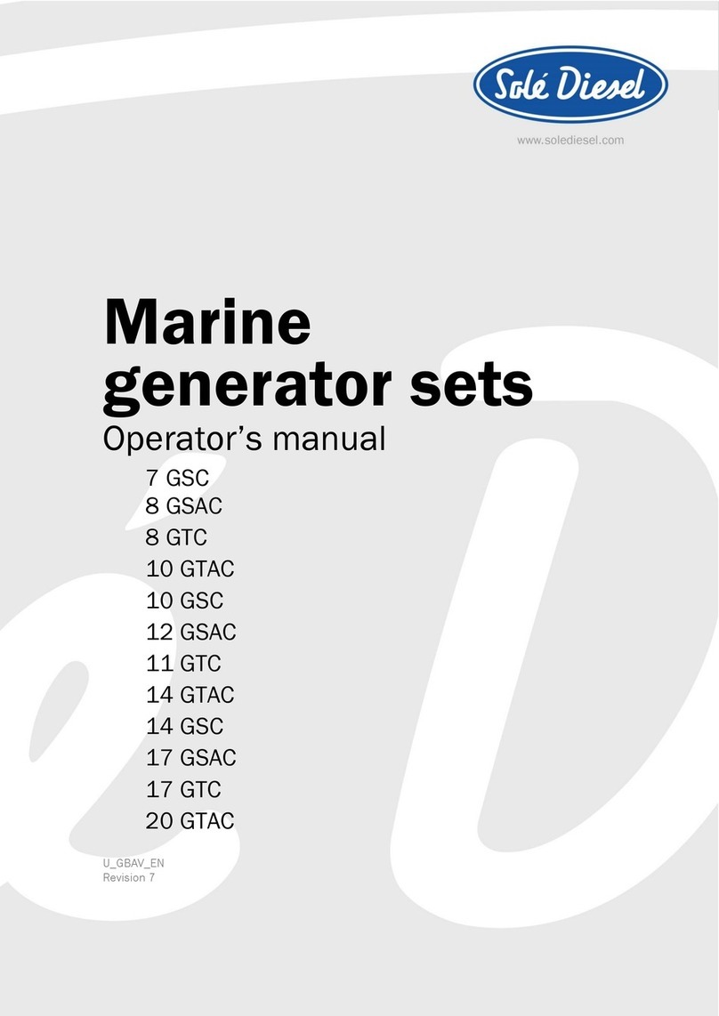 Sole Diesel 7 GSC User manual