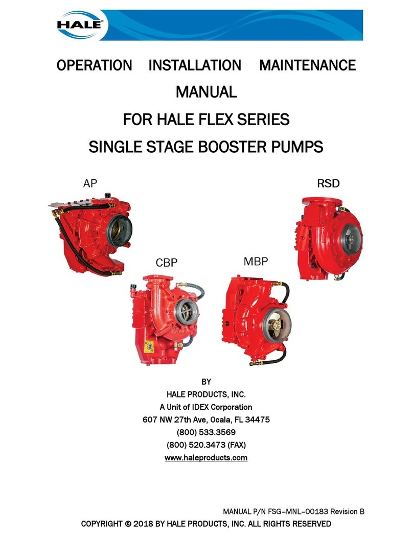 HALE HALE FLEX Series Operation installation maintenance manual HALE HALE FLEX Series Operation installation maintenance manual