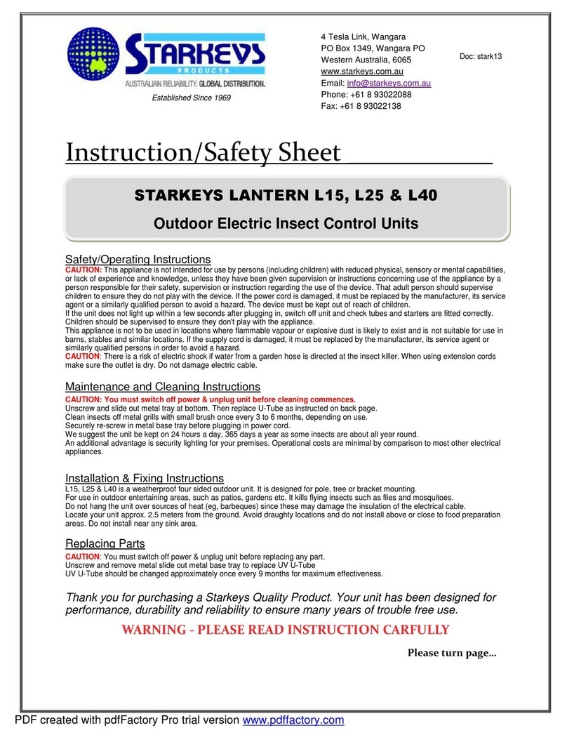 Starkeys L25 User manual