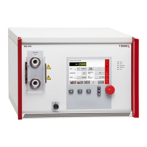 Ametek Teseq NSG 3150 User manual