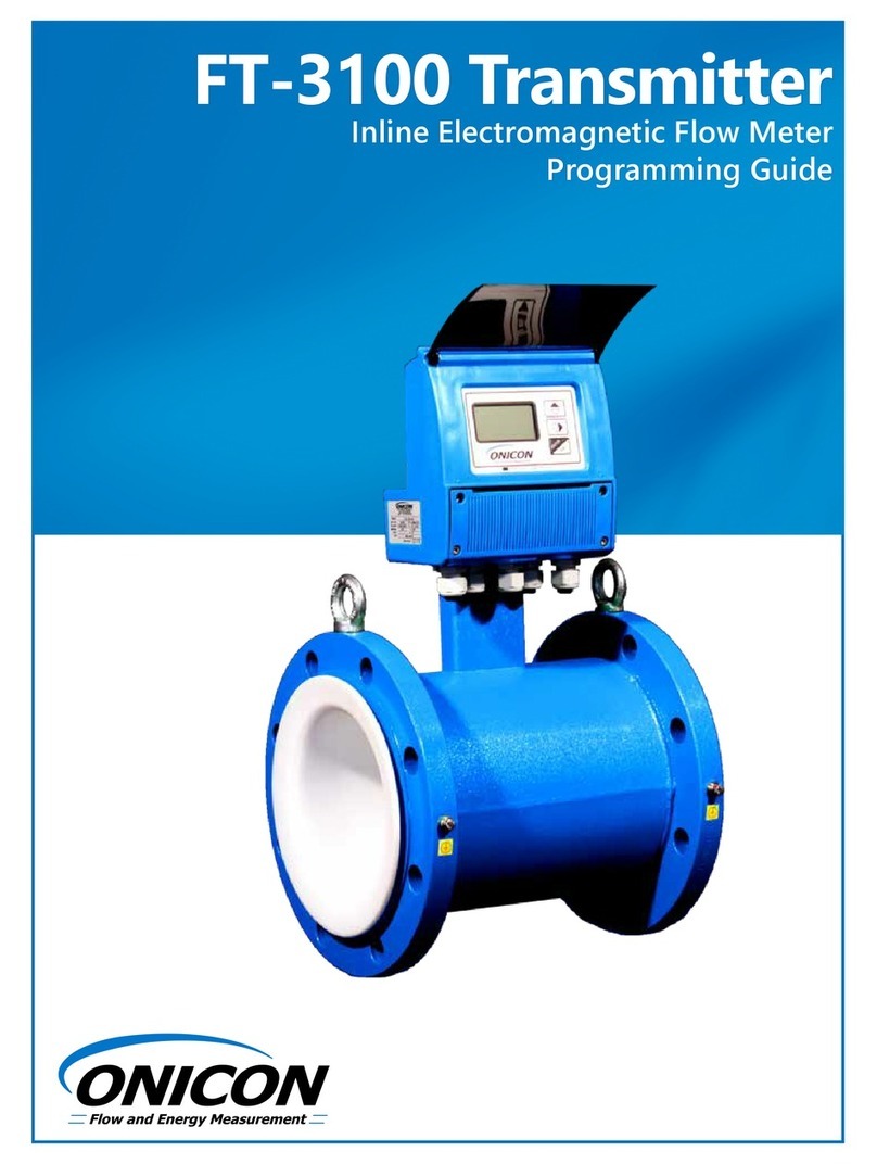 Onicon FT-3100 Programming guide