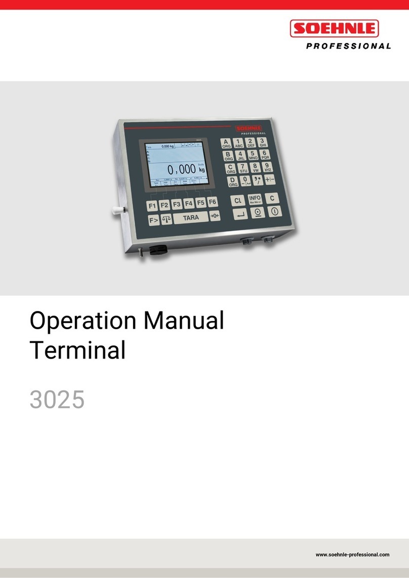 Soehnle 3025 Operation manual