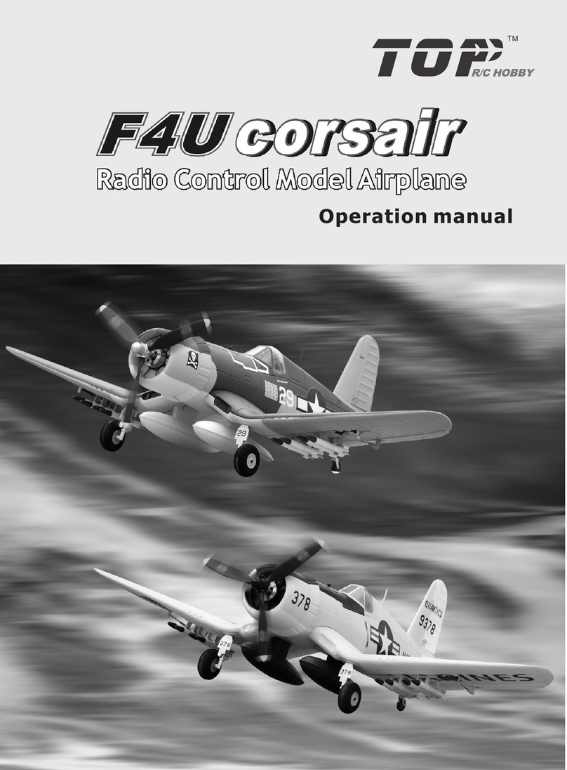 Top R/C Hobby F4U Corsair Operation manual