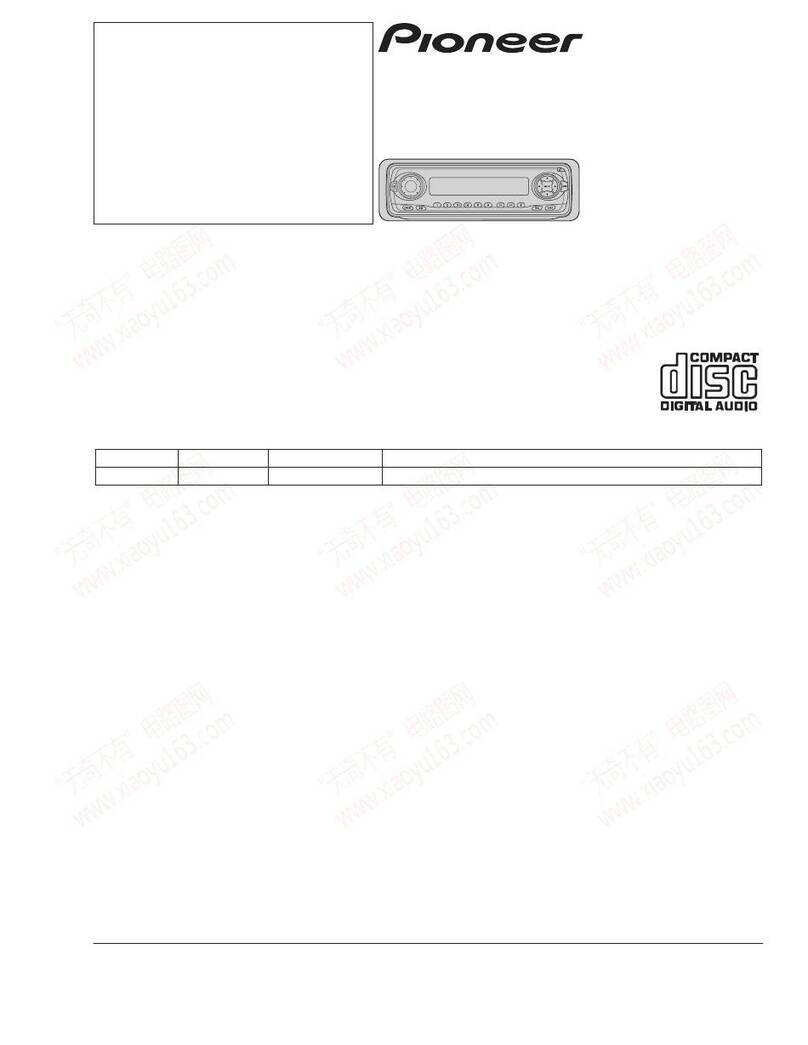 Pioneer DEH-P4300R Service manual Pioneer DEH-P4300R Service manual