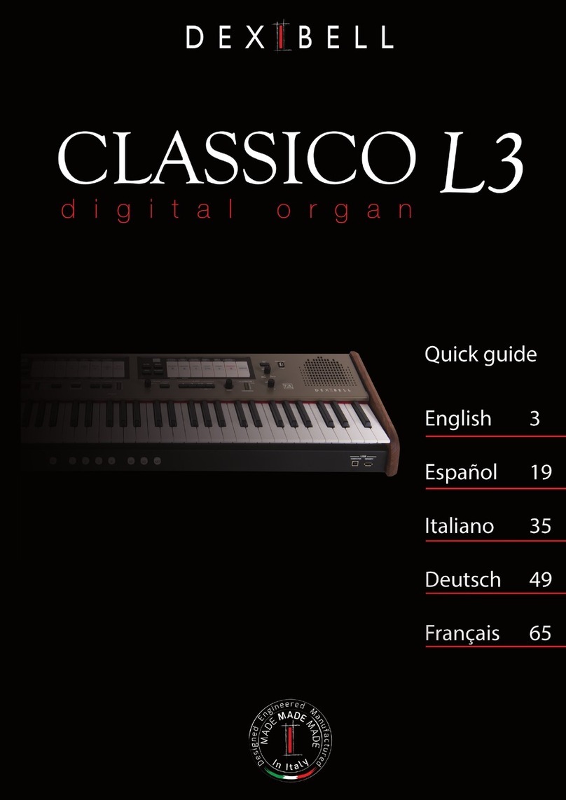 Dexibell Classico L3 User manual