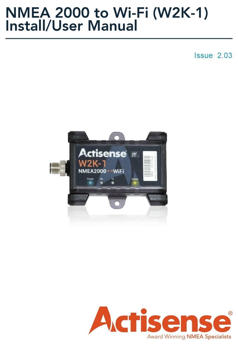 Actisense W2K-1 Install & user's guide