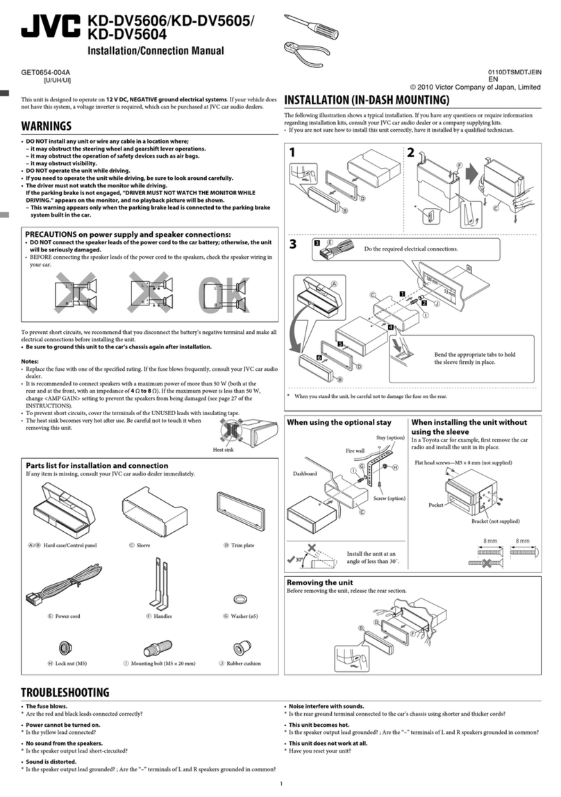 JVC KD-DV5606 Guide