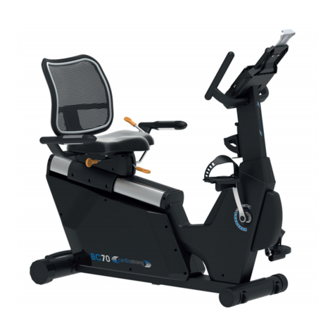 CARDIOSTRONG Ergometer BC70 User manual