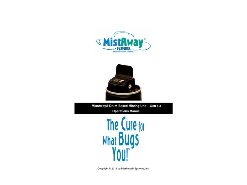 MistAway Drum-Based Misting Unit Gen 1.3 Operation manual