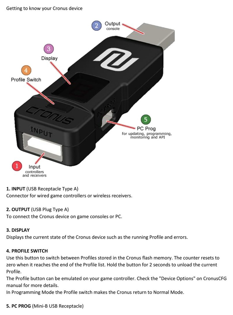 CRONUSMAX Cronus H1 manual