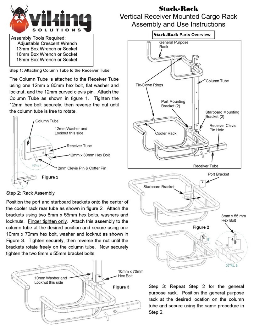 Viking Stack-Rack Assembly and use instructions