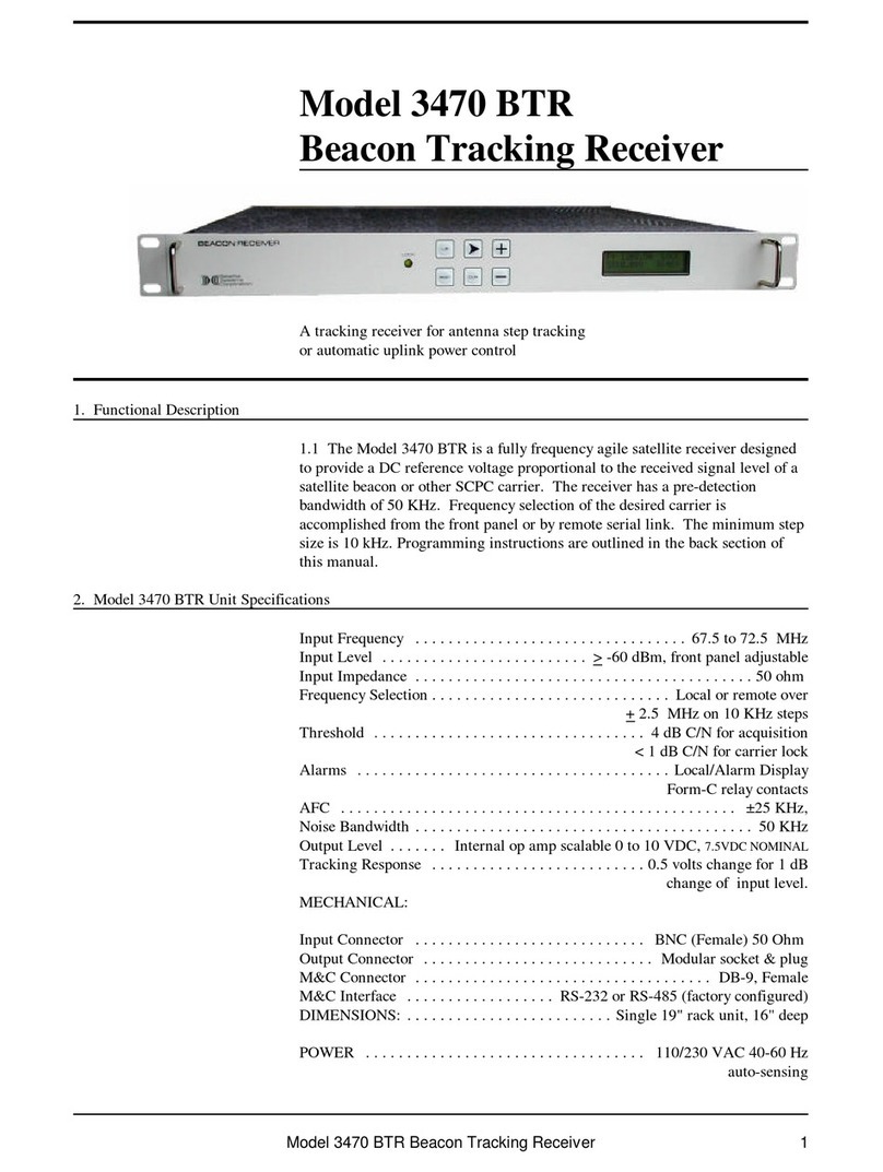 Beacon 3470 BTR instruction manual