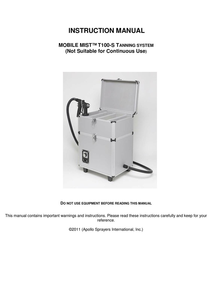 Apollo Sprayers MOBILE MIST T100-S User manual