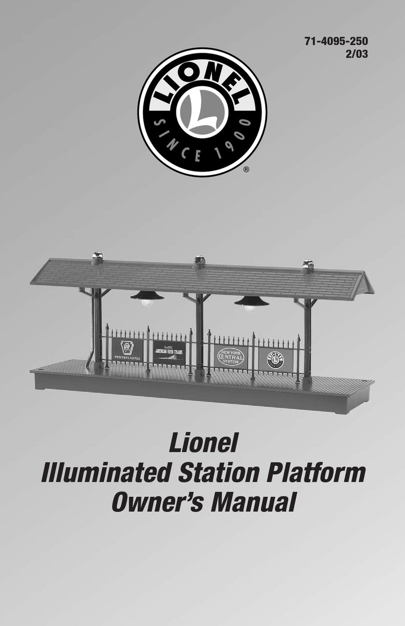 Lionel Illuminated Station Platform owner's manual Lionel Illuminated Station Platform owner's manual