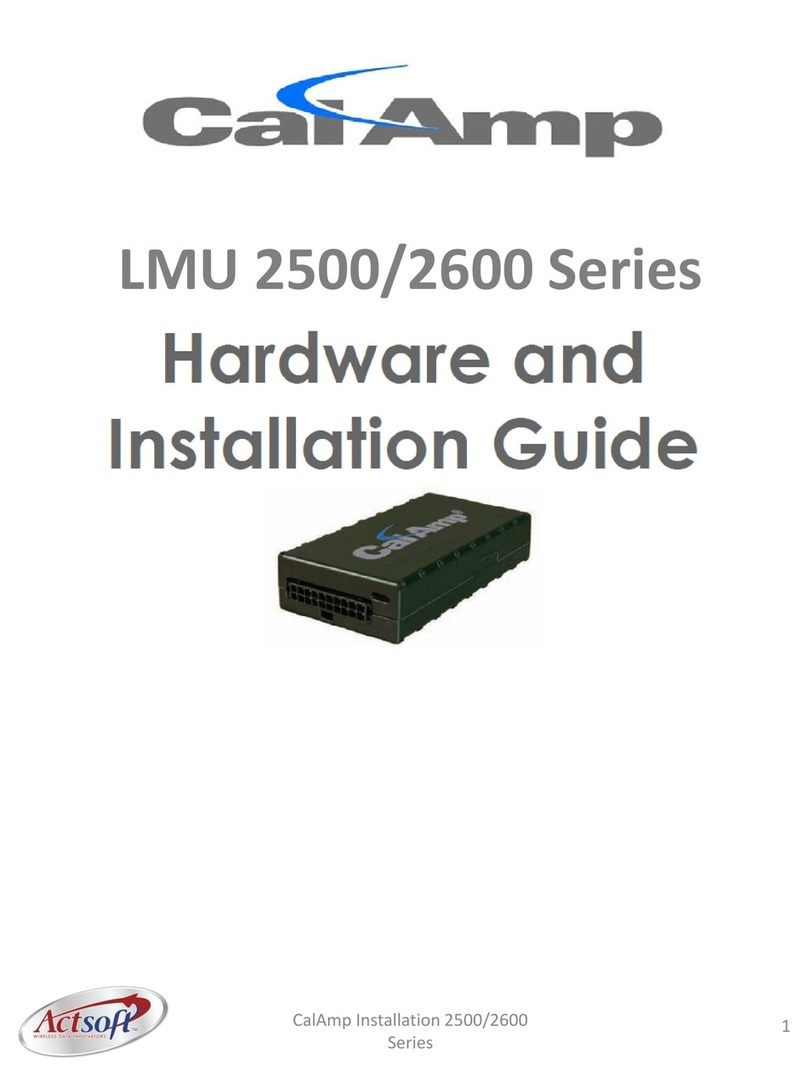 CalAmp LMU 2500 Series User manual