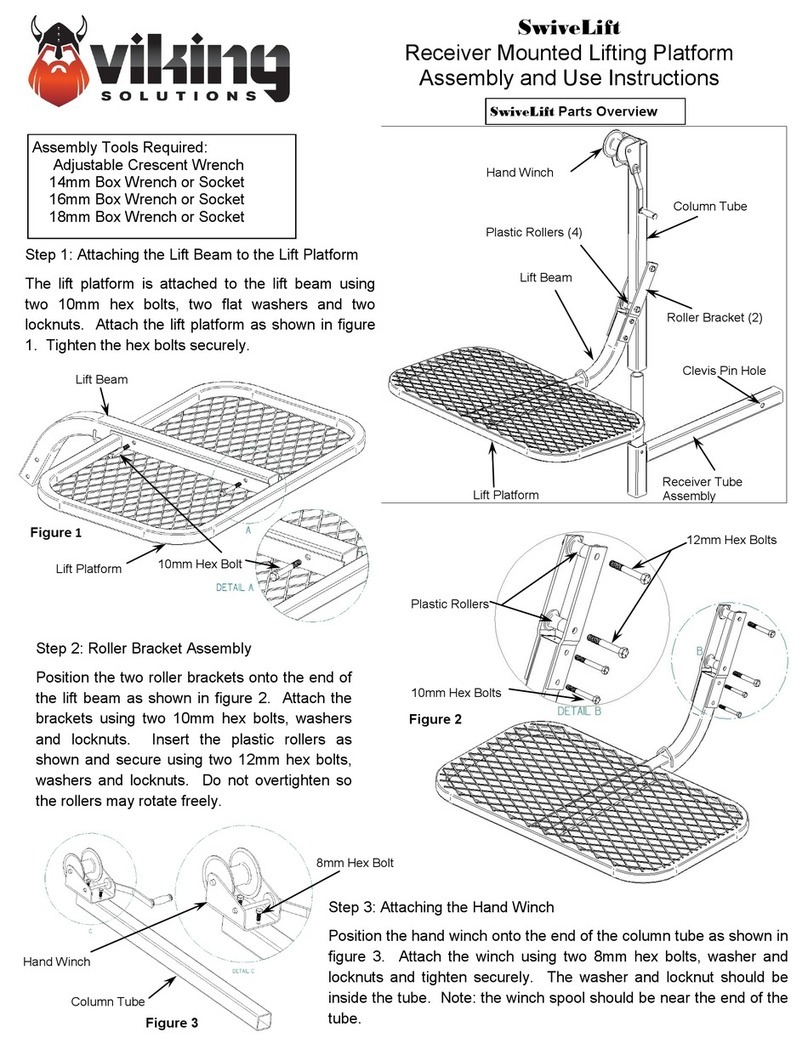 Viking SwiveLift Assembly and use instructions