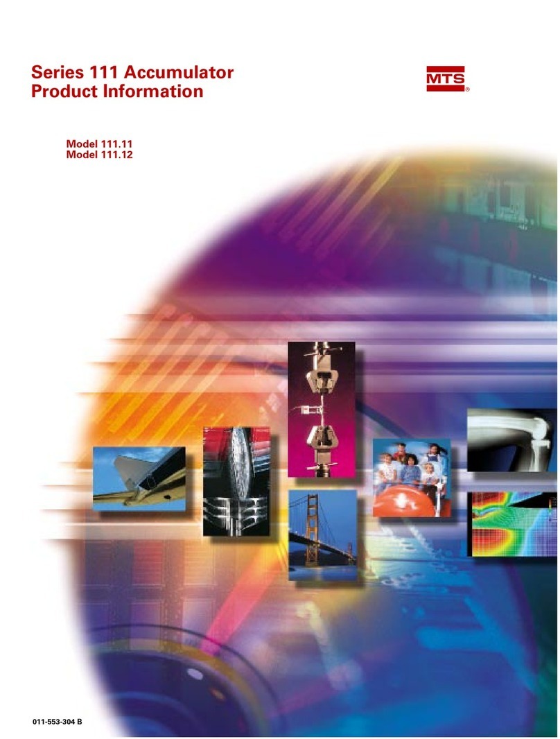MTS Systems 111 Series Product information