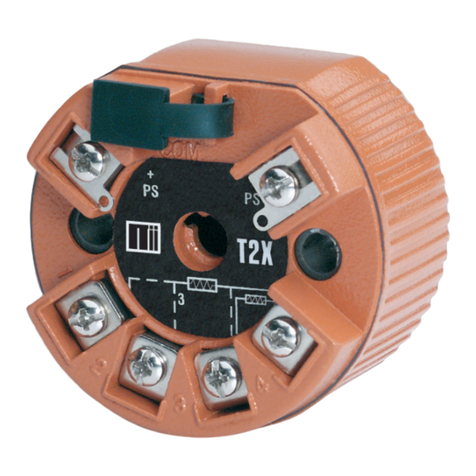 Moore Industries TEMPTATION 2000 T2X User manual