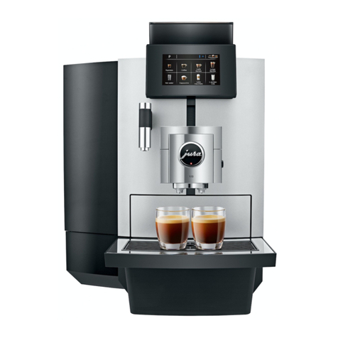 Jura X10 User manual