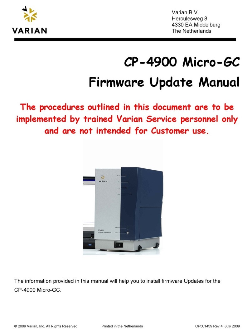 Varian CP-4900 Micro-GC Firmware update manual