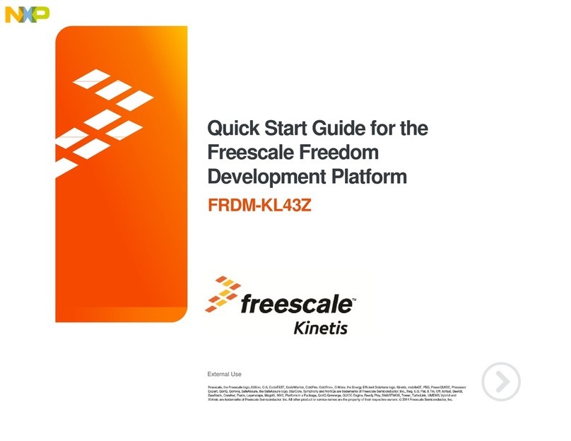 NXP Semiconductors Freescale Freedom quick start guide