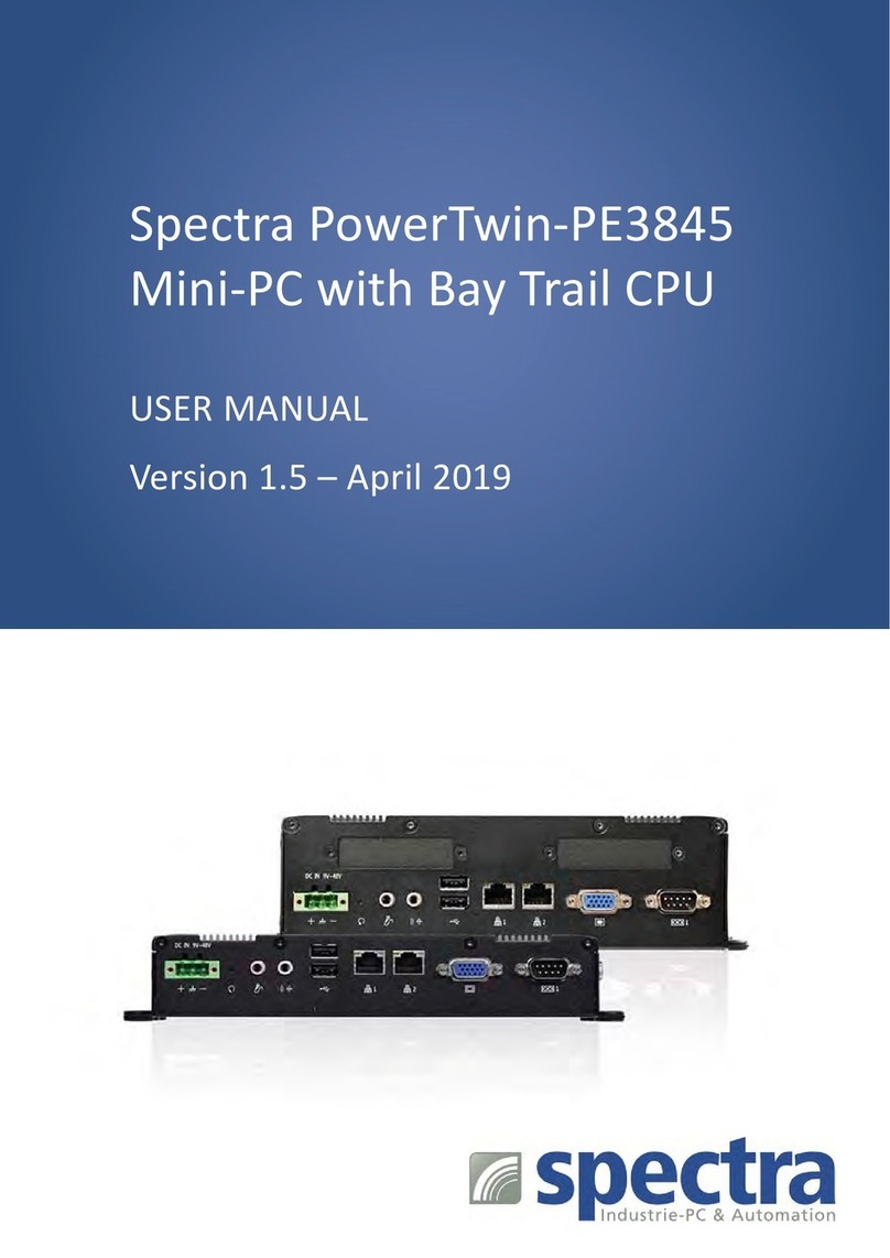 Spectra PowerTwin-PE3845E User manual