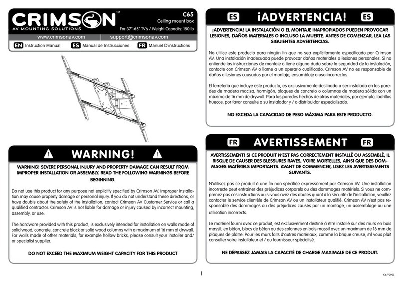 Crimson C65 instruction manual
