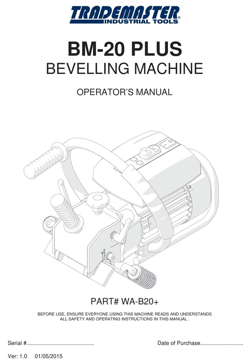 Trademaster BM-20 Plus Operator's manual
