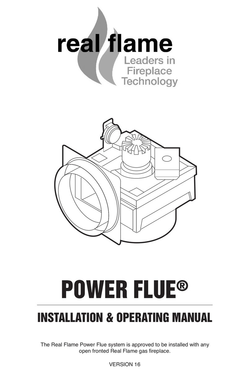 RealFlame Power Flue Installation instructions