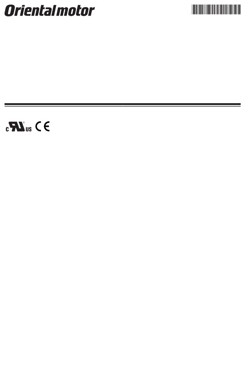 Oriental motor BLE Series operating manual