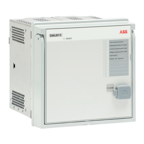 ABB Relion SMU615 Technical manual
