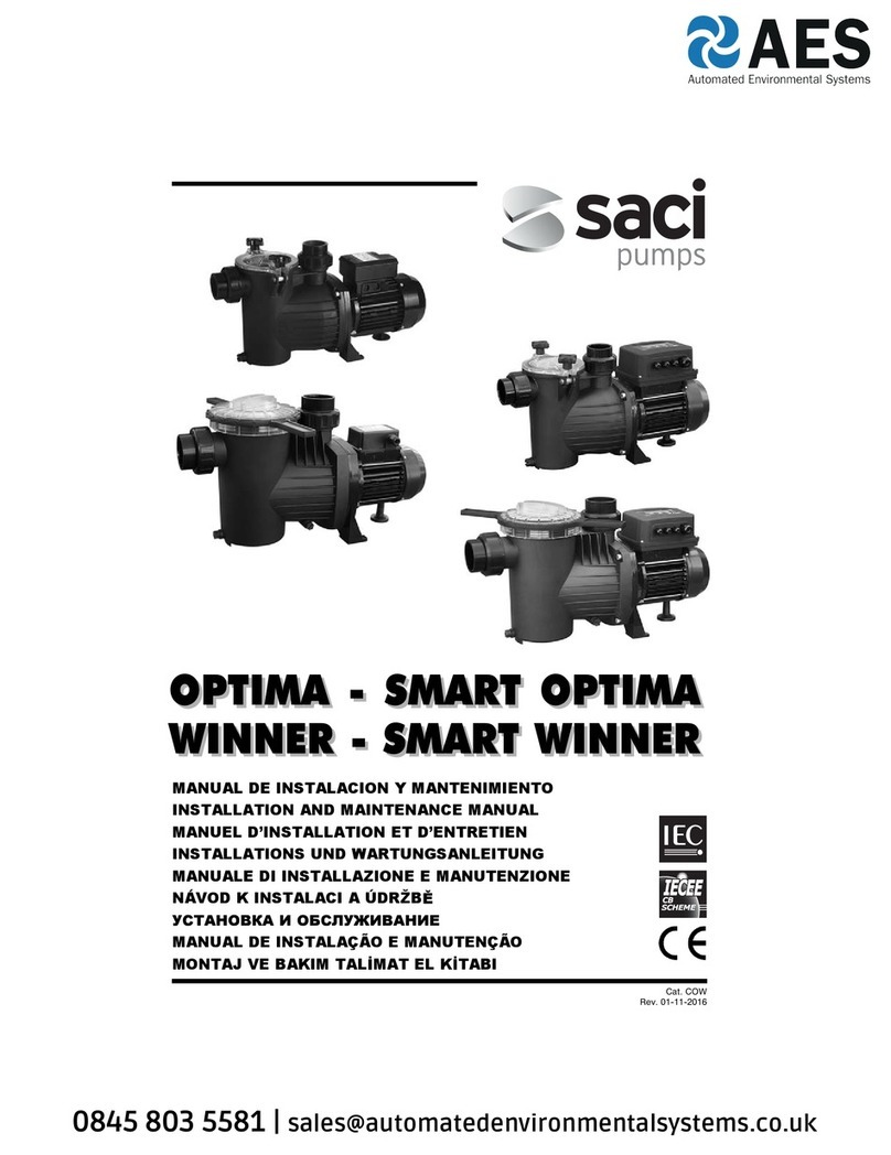 AES Saci Optima Installation and maintenance manual